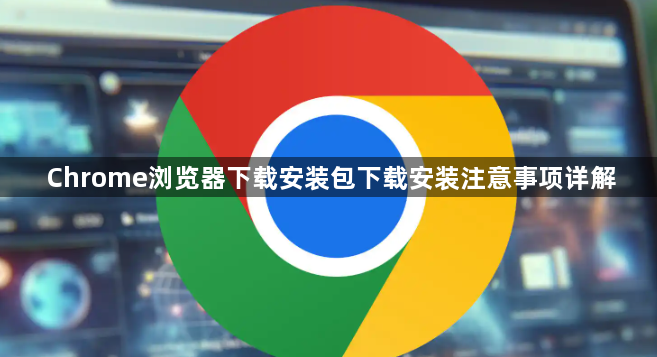 Chrome浏览器下载安装包下载安装注意事项详解1