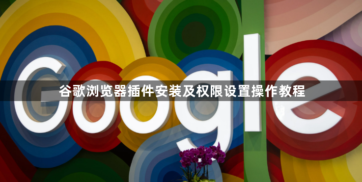 谷歌浏览器插件安装及权限设置操作教程1