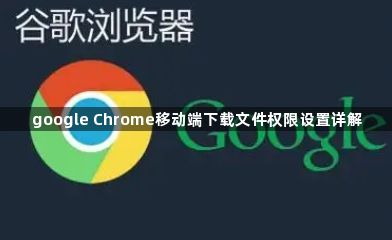 google Chrome移动端下载文件权限设置详解1