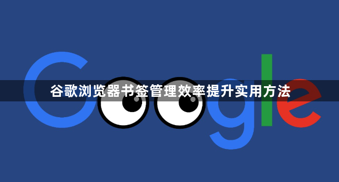 谷歌浏览器书签管理效率提升实用方法1