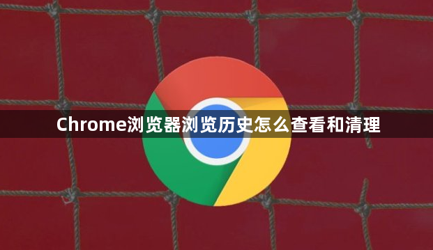 Chrome浏览器浏览历史怎么查看和清理1