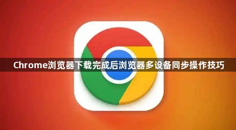 Chrome浏览器下载完成后浏览器多设备同步操作技巧1
