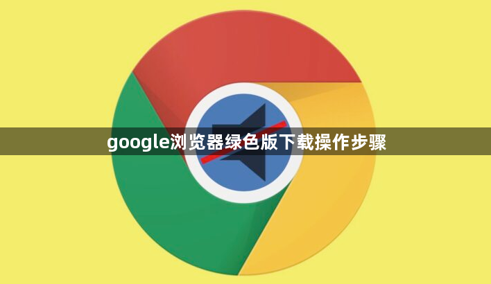 google浏览器绿色版下载操作步骤1