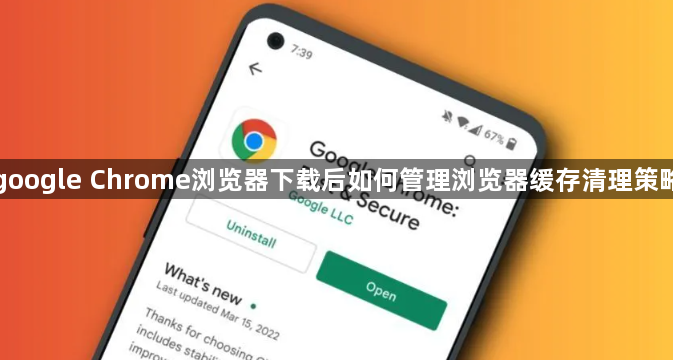 google Chrome浏览器下载后如何管理浏览器缓存清理策略1