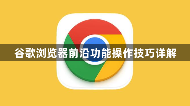 谷歌浏览器前沿功能操作技巧详解1