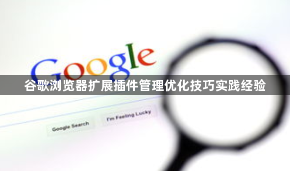 谷歌浏览器扩展插件管理优化技巧实践经验1