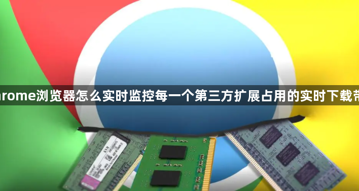 Chrome浏览器怎么实时监控每一个第三方扩展占用的实时下载带宽1