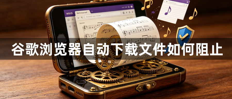 谷歌浏览器自动下载文件如何阻止1