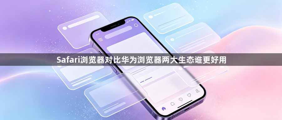 Safari浏览器对比华为浏览器两大生态谁更好用1