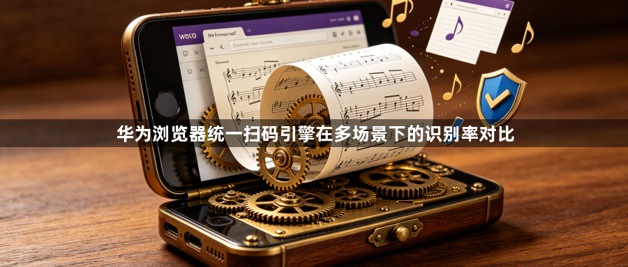 华为浏览器统一扫码引擎在多场景下的识别率对比1