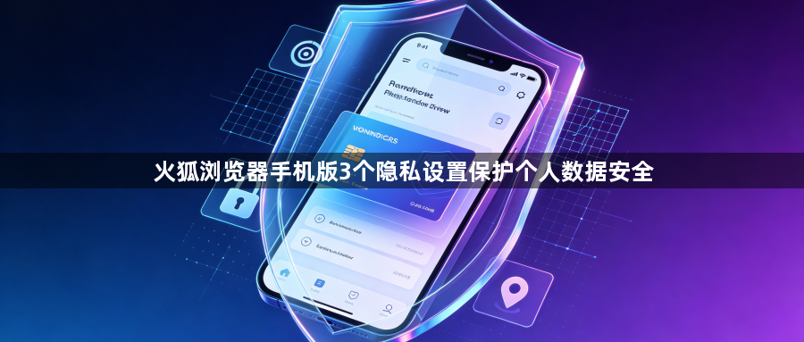 火狐浏览器手机版3个隐私设置保护个人数据安全1