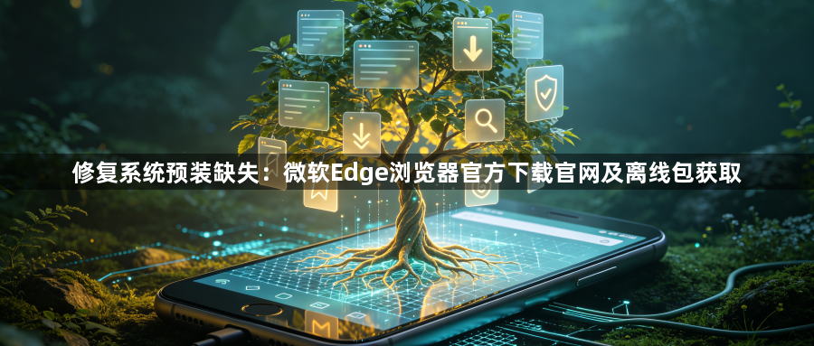 修复系统预装缺失：微软Edge浏览器官方下载官网及离线包获取1