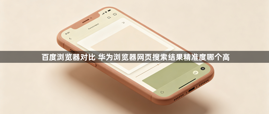 百度浏览器对比 华为浏览器网页搜索结果精准度哪个高1