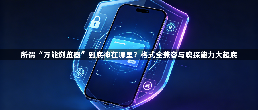 所谓“万能浏览器”到底神在哪里？格式全兼容与嗅探能力大起底1