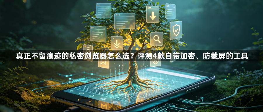 真正不留痕迹的私密浏览器怎么选？评测4款自带加密、防截屏的工具1