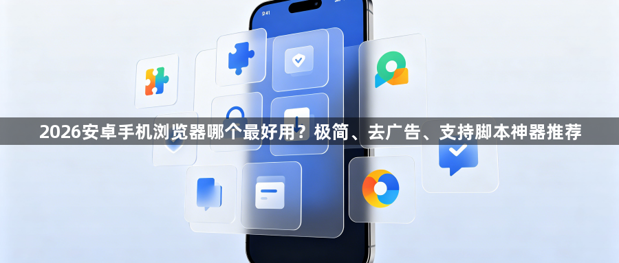 2026安卓手机浏览器哪个最好用?极简、去广告、支持脚本神器推荐1