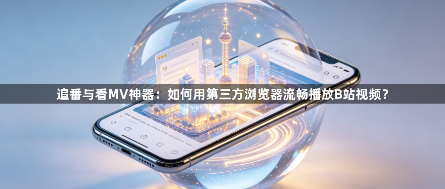 追番与看MV神器:如何用第三方浏览器流畅播放B站视频?1