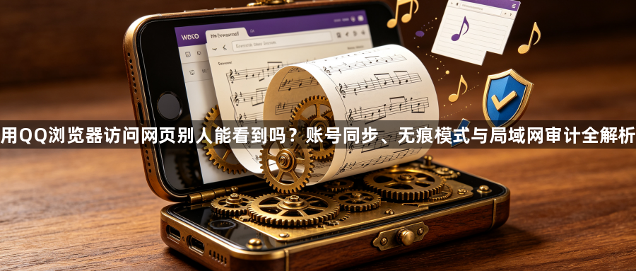 用QQ浏览器访问网页别人能看到吗?账号同步、无痕模式与局域网审计全解析1