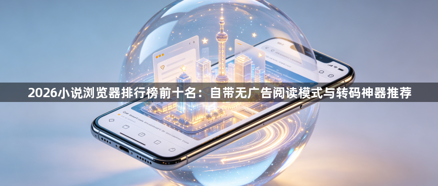 2026小说浏览器排行榜前十名：自带无广告阅读模式与转码神器推荐1
