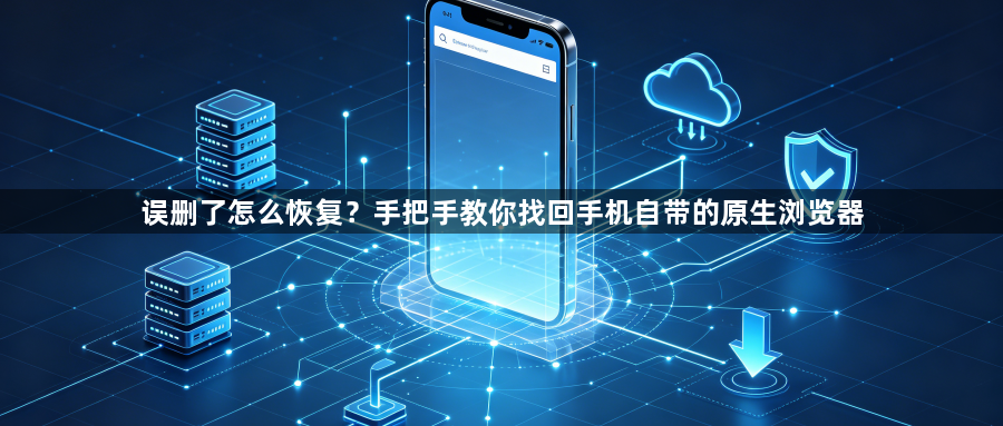 误删了怎么恢复？手把手教你找回手机自带的原生浏览器1