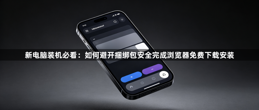 新电脑装机必看：如何避开捆绑包安全完成浏览器免费下载安装1
