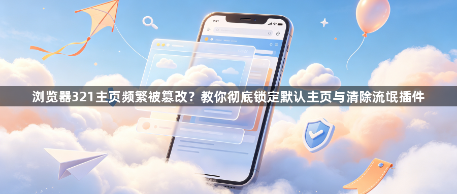 浏览器321主页频繁被篡改?教你彻底锁定默认主页与清除流氓插件1