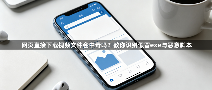 网页直接下载视频文件会中毒吗？教你识别假冒exe与恶意脚本1
