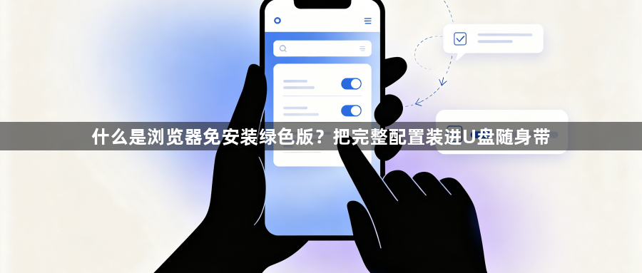 什么是浏览器免安装绿色版？把完整配置装进U盘随身带1
