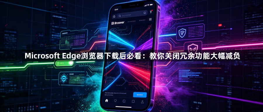 Microsoft Edge浏览器下载后必看：教你关闭冗余功能大幅减负1