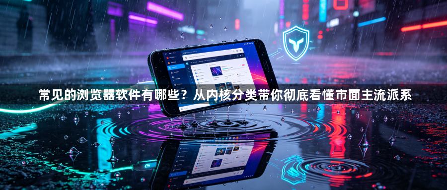 常见的浏览器软件有哪些?从内核分类带你彻底看懂市面主流派系1