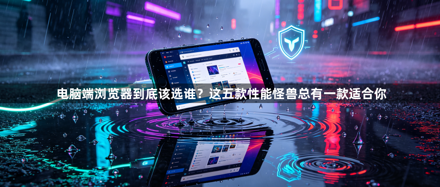 电脑端浏览器到底该选谁？这五款性能怪兽总有一款适合你1