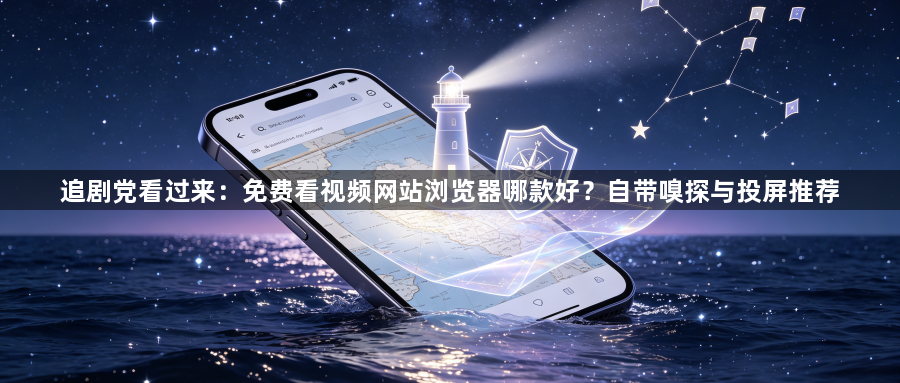 追剧党看过来：免费看视频网站浏览器哪款好？自带嗅探与投屏推荐1