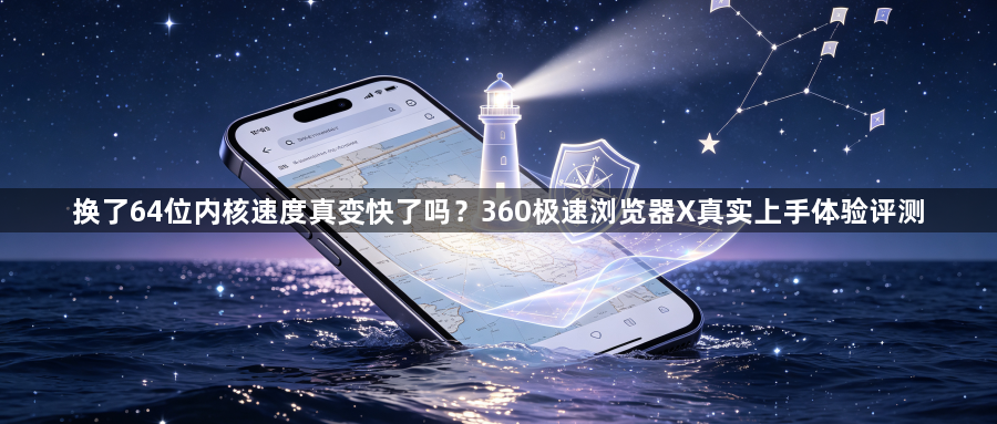 换了64位内核速度真变快了吗？360极速浏览器X真实上手体验评测1