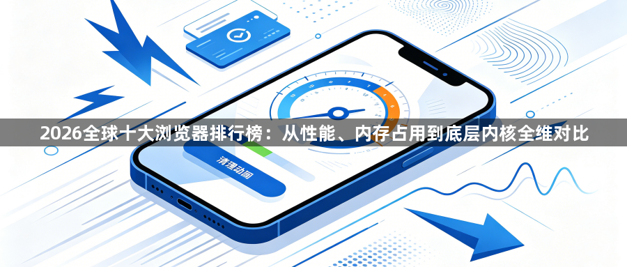 2026全球十大浏览器排行榜：从性能、内存占用到底层内核全维对比1