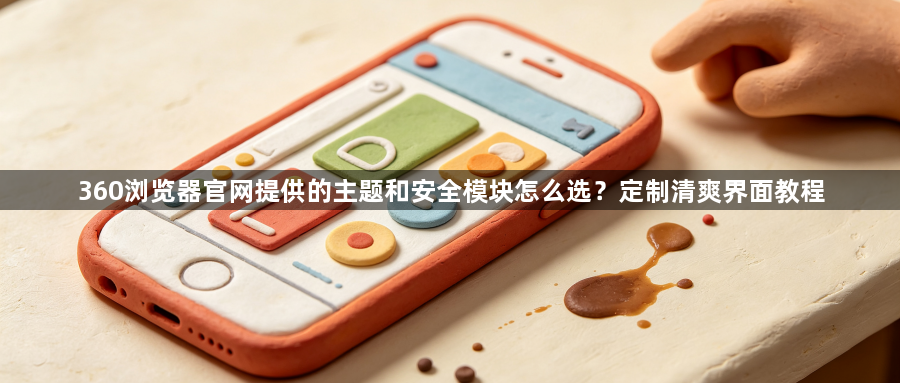 360浏览器官网提供的主题和安全模块怎么选?定制清爽界面教程1