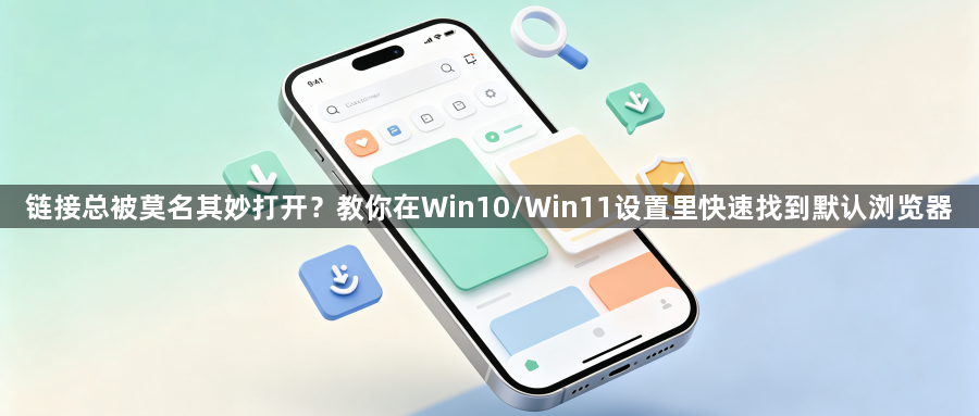 链接总被莫名其妙打开？教你在Win10/Win11设置里快速找到默认浏览器1