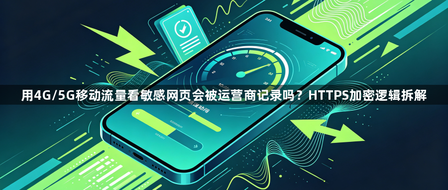 用4G/5G移动流量看敏感网页会被运营商记录吗？HTTPS加密逻辑拆解1