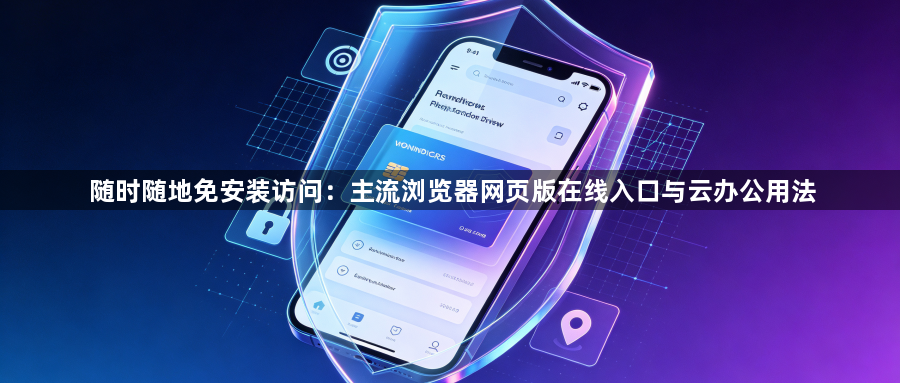 随时随地免安装访问:主流浏览器网页版在线入口与云办公用法1